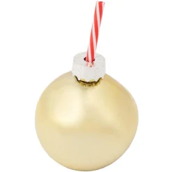 Sale Gifi Gobelet paille boule de noël, 3 coloris