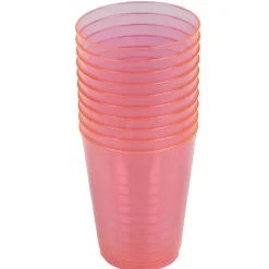 Best Gifi Gobelet plastique uni rose fuchsia x 10