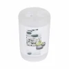 Gifi Aménagement Salle De Bain^Gobelet porte brosse à dents motif galet zen blanc transparent