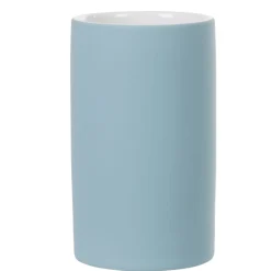 Gifi Aménagement Salle De Bain^Gobelet Rubber céramique bleu