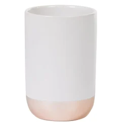 Gifi Aménagement Salle De Bain^Gobelet salle de bain blanc rose gold