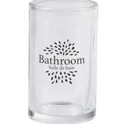 Gifi Aménagement Salle De Bain^Gobelet salle de bain design fleur avec inscription bathroom