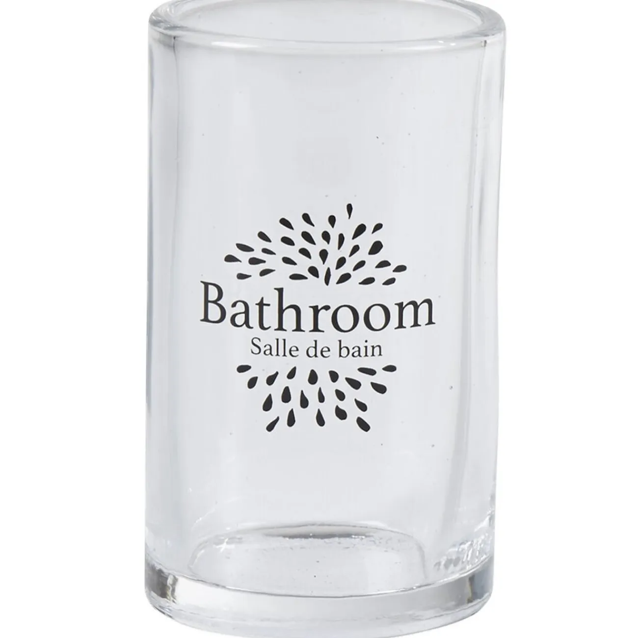 Gifi Aménagement Salle De Bain^Gobelet salle de bain design fleur avec inscription bathroom