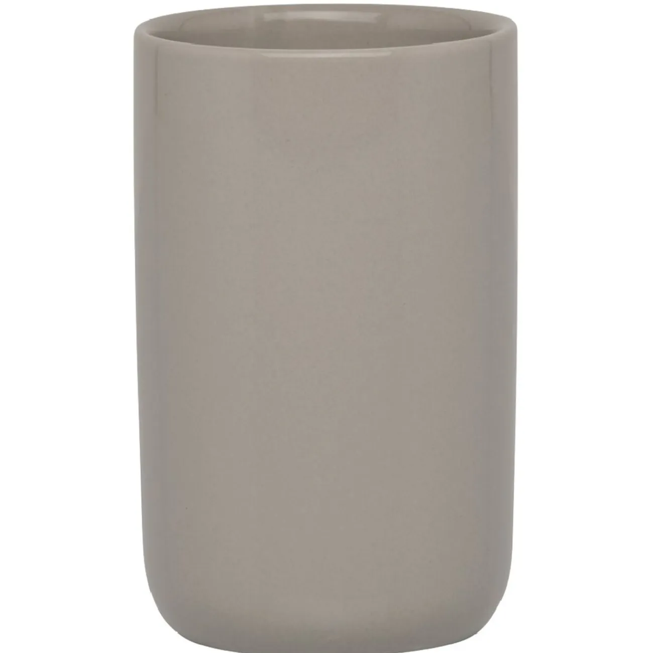 Gifi Aménagement Salle De Bain^Gobelet verre à dent céramique uni taupe