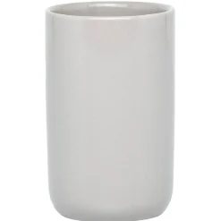 Gifi Aménagement Salle De Bain^Gobelet verre à dent céramique uni taupe