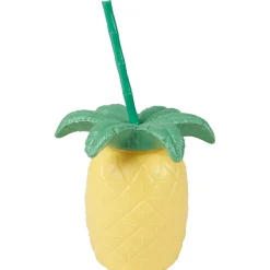 Best Gifi Gourde plastique et paille ananas