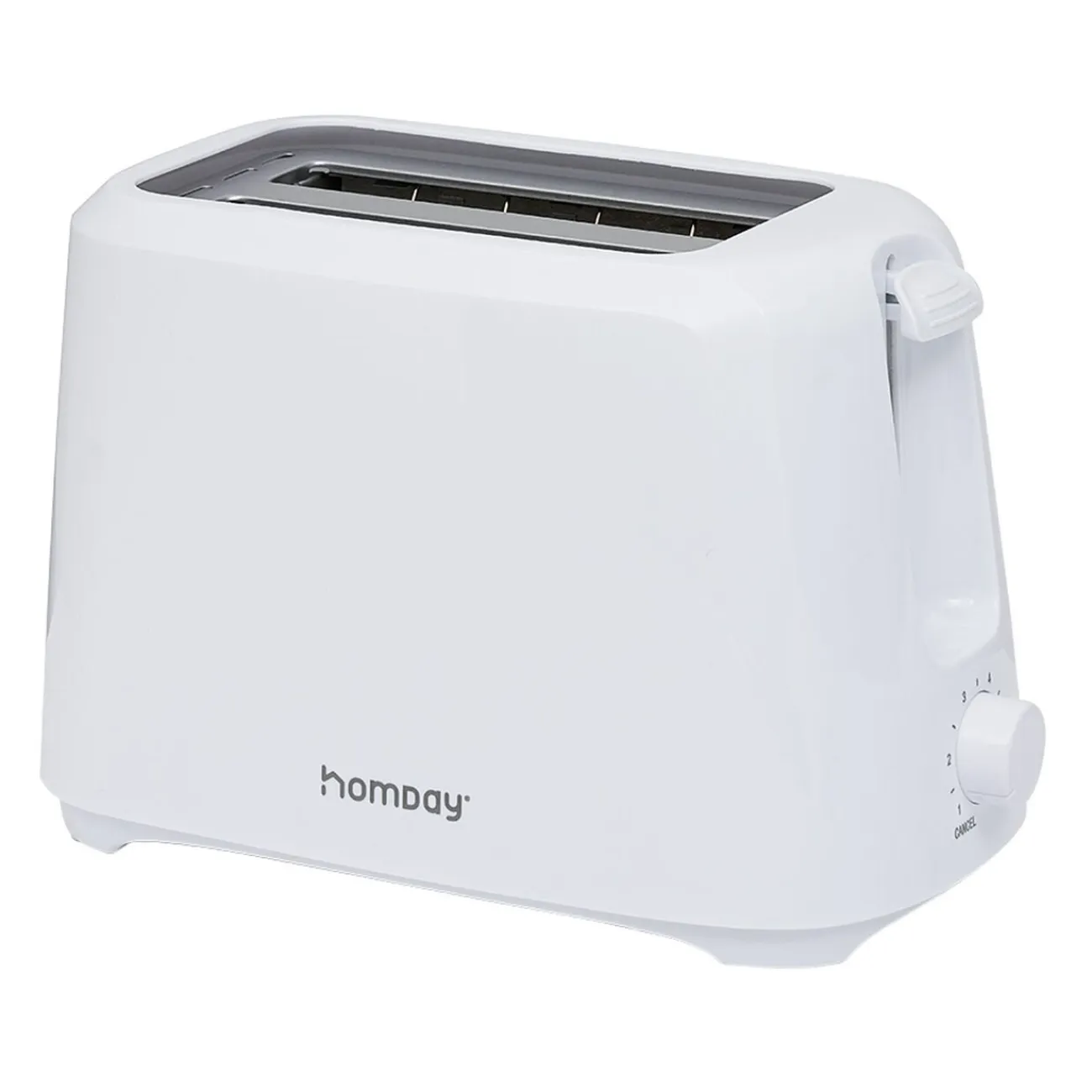 Discount Gifi Grille pain toaster Homday blanc 700W