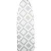 Gifi Entretien Du Linge|Housse de table à repasser design graphique blanc gris 135x45 cm