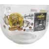 Sale Gifi Jumbo en verre 70 cl transparent motif Menu Café
