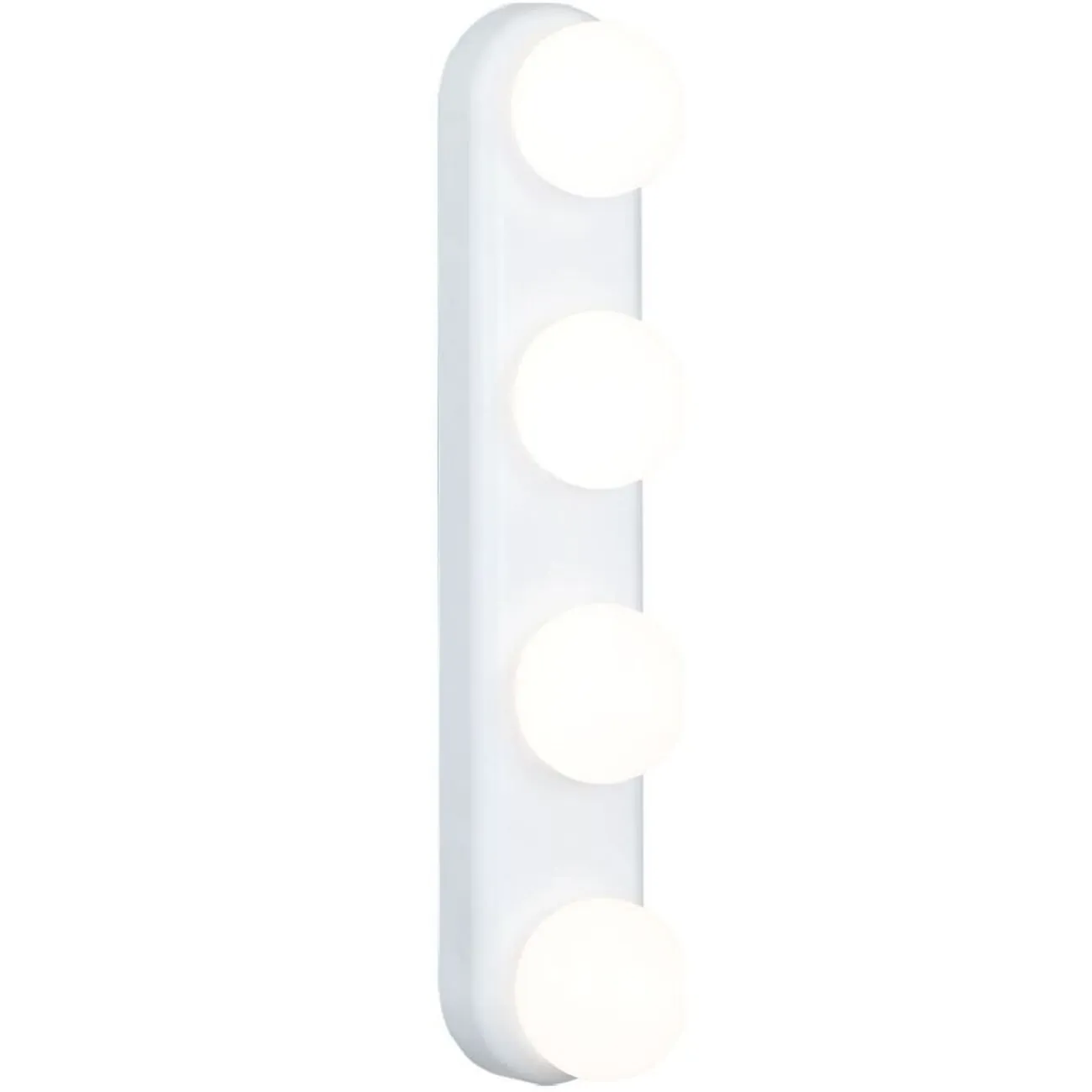 Gifi Aménagement Salle De Bain^Lampe de miroir 4 spots blanc