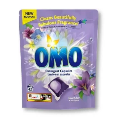 Gifi Entretien Du Linge|Lessive capsule OMO lavande et eucalyptus 42 pods