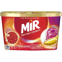 Gifi Entretien Du Linge|Lessive liquide Pods Mir raviveur de couleur 270g - 20 lavages
