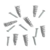 Gifi Quincaillerie^Lot de 7 chevilles autoforeuses avec vis Ø6x30mm charge 20kg