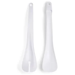 Sale Gifi Lot de 2 couverts à salade plastique blanc L.31cm