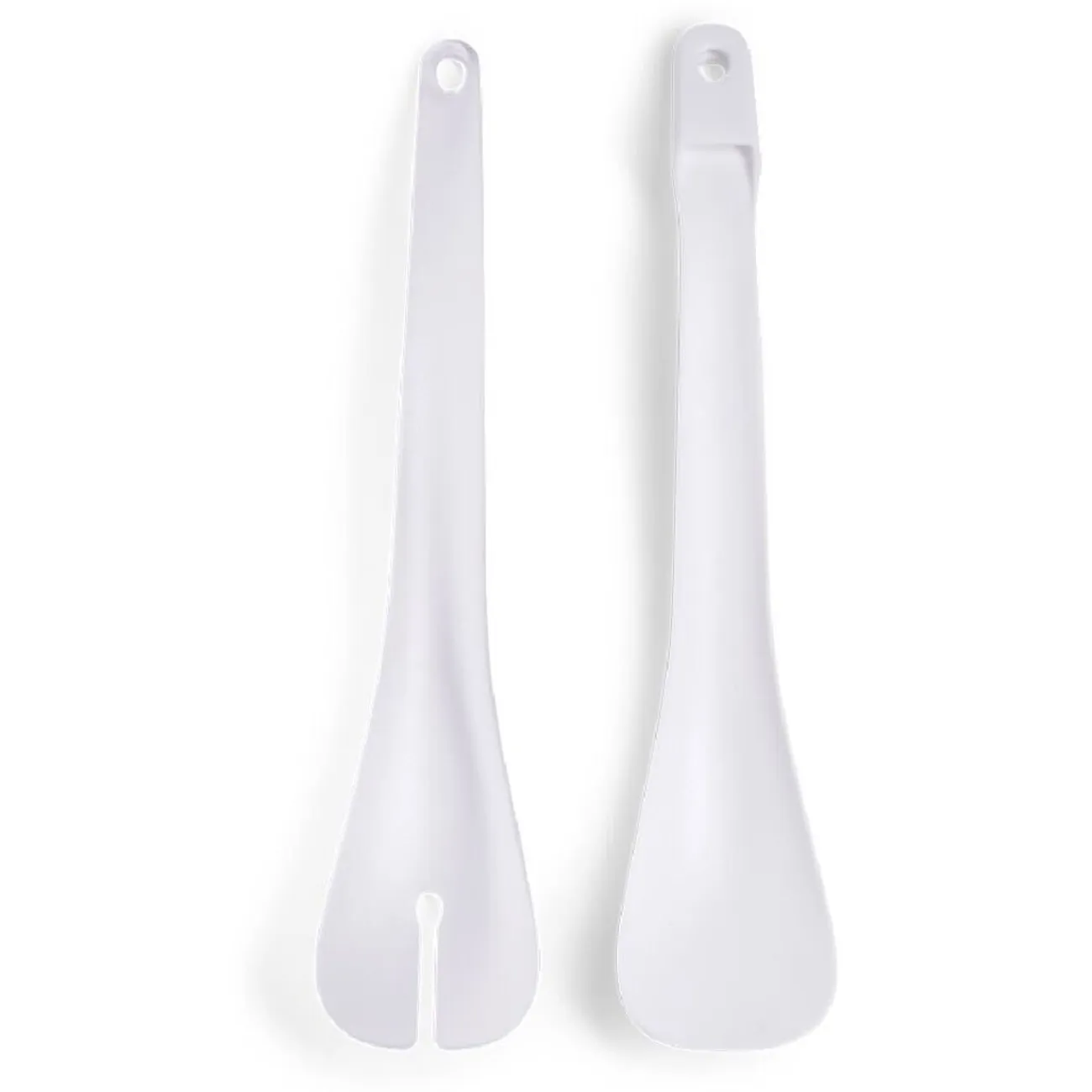 Sale Gifi Lot de 2 couverts à salade plastique blanc L.31cm