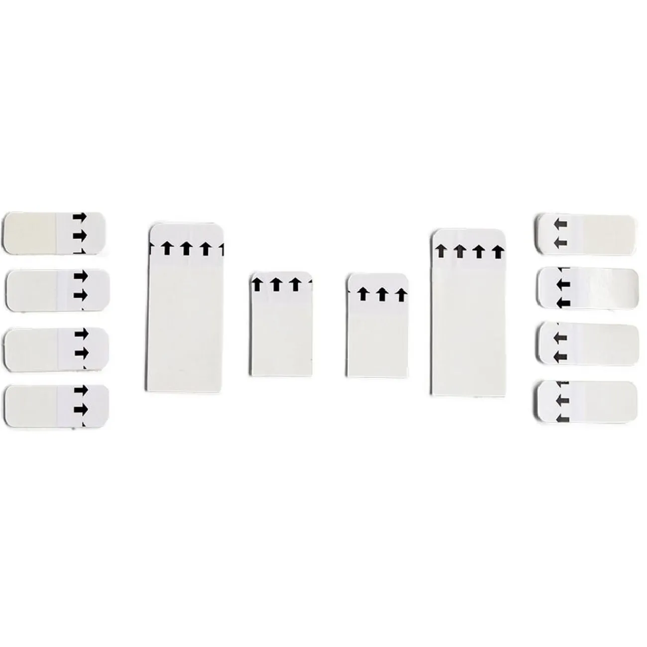 Gifi Colle Et Adhésif^Lot de 12 languettes adhésives double face pour accroche murale