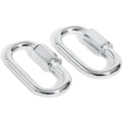 Gifi Quincaillerie^Lot de 2 maillons rapides en acier zingué - 50 mm N°5