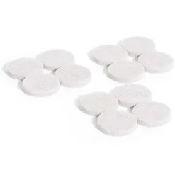 Gifi Quincaillerie^Lot de 12 patins en feutre adhésif ultra puissant beige - Ø25 mm