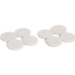 Gifi Quincaillerie^Lot de 8 patins en feutre adhésif ultra puissant beige - Ø28 mm