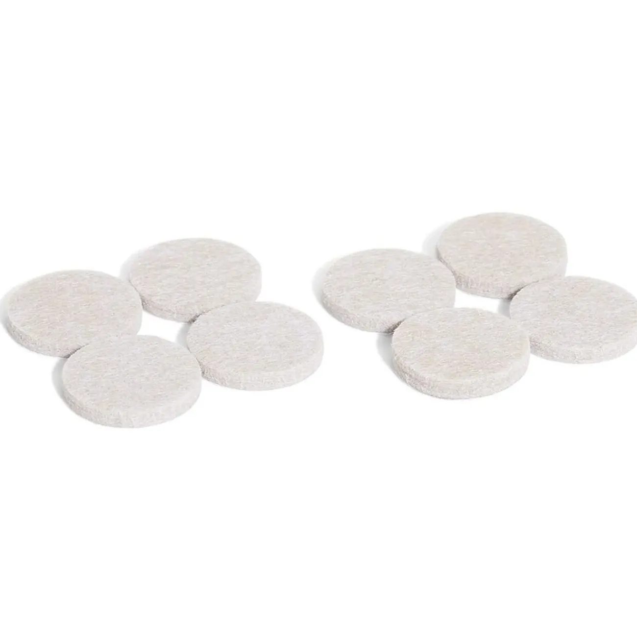 Gifi Quincaillerie^Lot de 8 patins en feutre adhésif ultra puissant beige - Ø28 mm