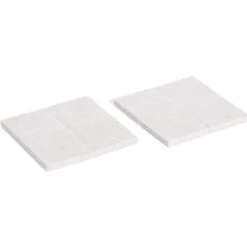 Gifi Quincaillerie^Lot de 8 patins en feutre adhésif ultra puissant - 32x32 mm