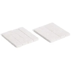 Gifi Quincaillerie^Lot de 8 patins en feutre adhésif ultra puissant - 63x12 mm