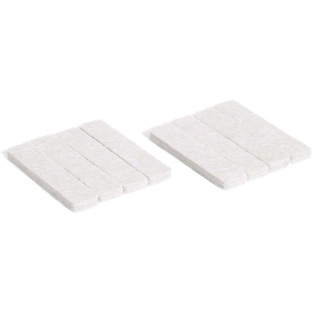 Gifi Quincaillerie^Lot de 8 patins en feutre adhésif ultra puissant - 63x12 mm