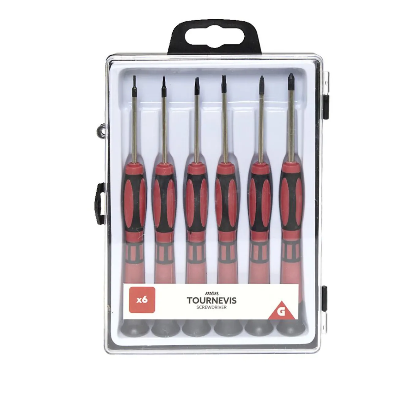 Gifi Outils Bricolage^Lot de 6 tournevis et 1 clé allen