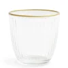 Sale Gifi Lot de 3 verres bas 29,5cl avec bord doré