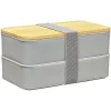 Online Gifi Lunch box couvercle bambou x2