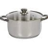 New Gifi Marmite anti adhésive inox couvercle en verre