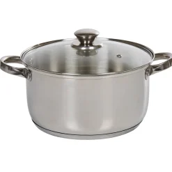 New Gifi Marmite anti adhésive inox couvercle en verre
