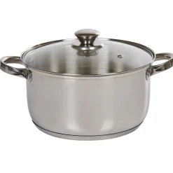 Online Gifi Marmite inox avec couvercle en verre
