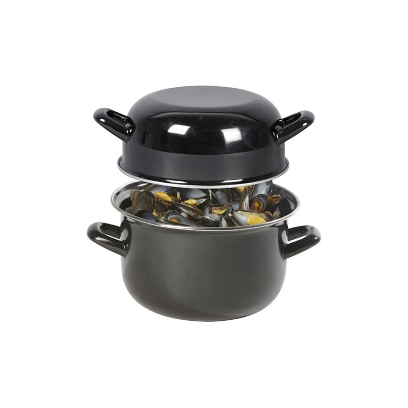 Hot Gifi Marmite à moules 20 cm noire