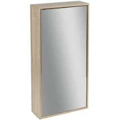 Gifi Aménagement Salle De Bain^Meuble de rangement mural en bois salle de bain avec miroir