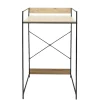 Gifi Entretien Du Linge|Meuble pour buanderie 70xH115x60cm bois et acier noir