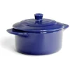 Online Gifi Mini cocotte individuelle en céramique avec couvercle - bleu ou noir