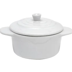 Outlet Gifi Mini cocotte ronde crème