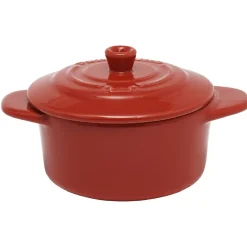 Outlet Gifi Mini cocotte ronde rouge