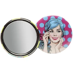 Gifi Aménagement Salle De Bain^Miroir de poche bleu