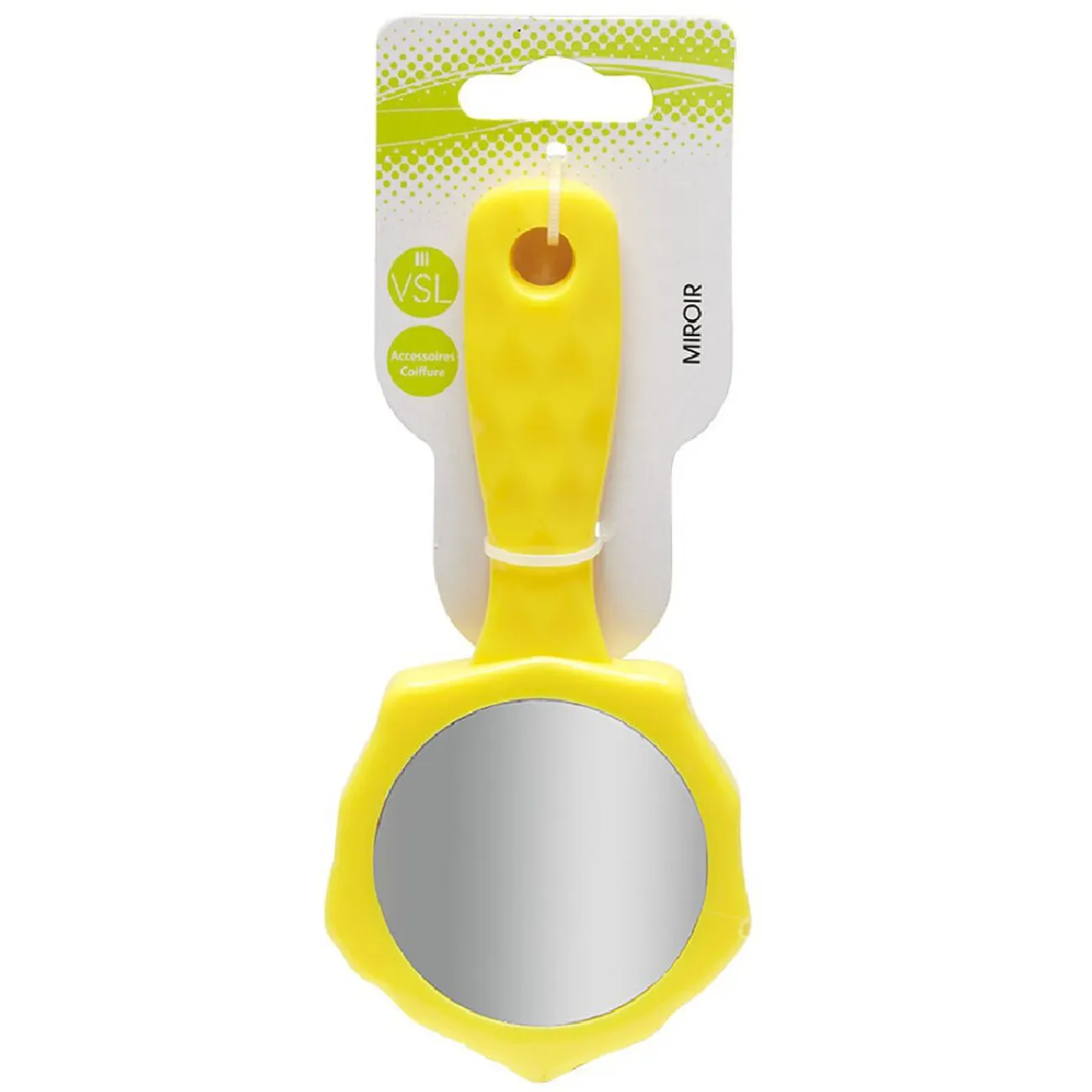 Gifi Aménagement Salle De Bain^Miroir de poche jaune