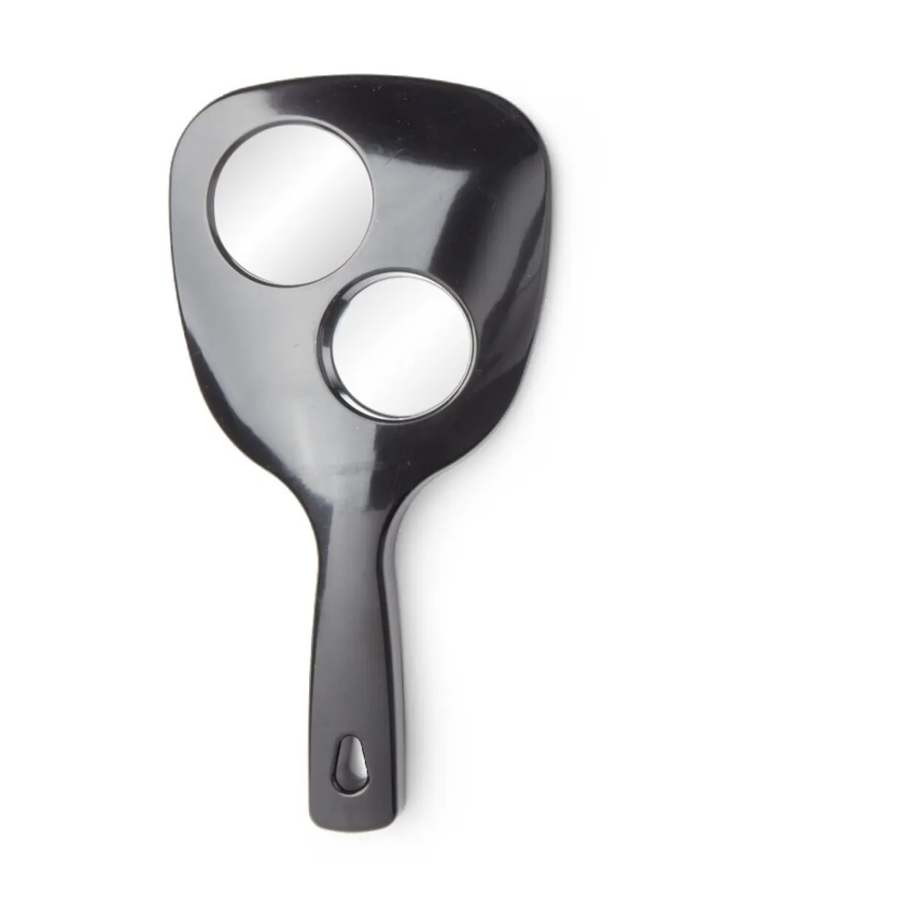 Gifi Aménagement Salle De Bain^Miroir à main double face grossissant plastique noir
