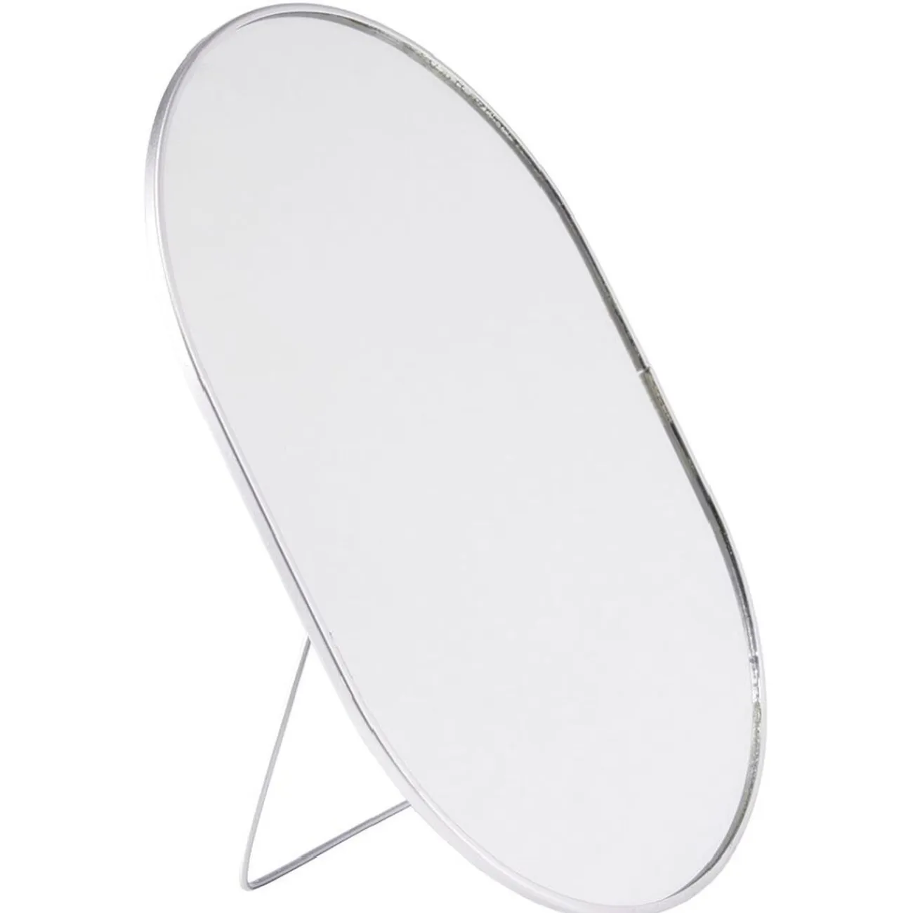 Gifi Aménagement Salle De Bain^Miroir à poser métal gris Sunflow 16x2xH22cm