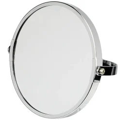 Gifi Aménagement Salle De Bain^Miroir rond à poser métal esprit rétro noir