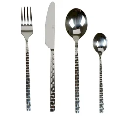 Best Gifi Ménagère 16 pièces manche motif damassé