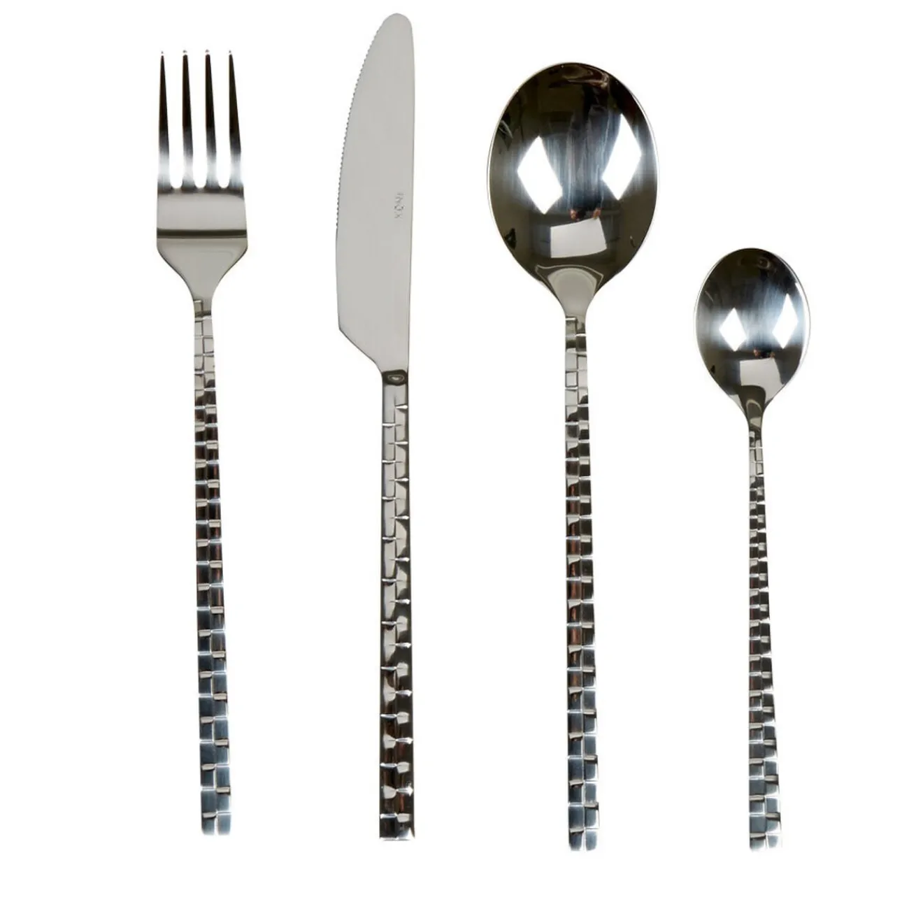 Best Gifi Ménagère 16 pièces manche motif damassé