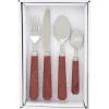 Sale Gifi Ménagère 24 pièces paillettes rouge