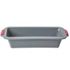New Gifi Moule à cake gris silicone et structure métallique