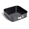 New Gifi Moule charnière carré métal noir 26x26xH6,8cm