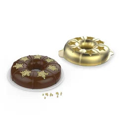 Sale Gifi Moule couronne de Noël surprise étoile silicone doré